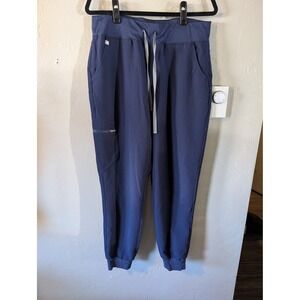 FIGS Technical Collection Navy Blue Joggers womens size L